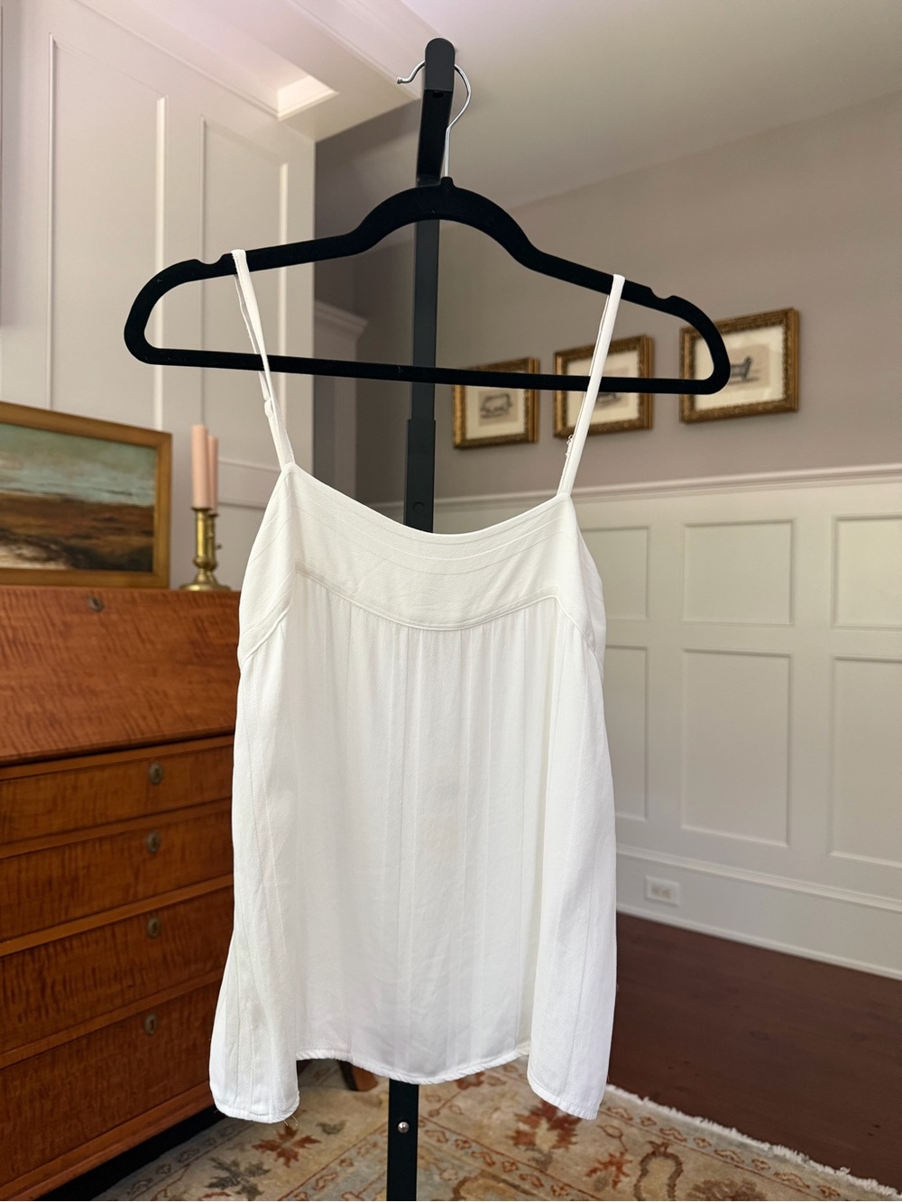 NWT Anthropologie Tina Jo White Spaghetti Strap Camisole